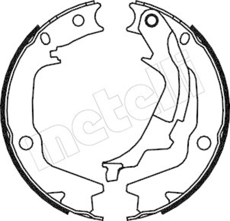 METELLI Bremsbackensatz, Feststellbremse