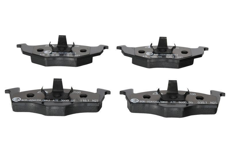 2x ATE Powerdisc Bremsscheiben Ø239mm + Beläge vorne passend für VW Lupo 1 1.0