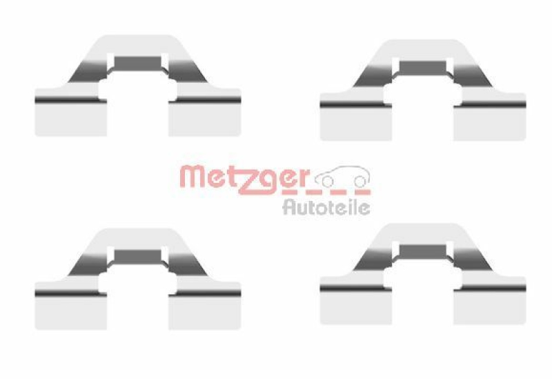 METZGER Accessory Kit, disc brake pad GREENPARTS