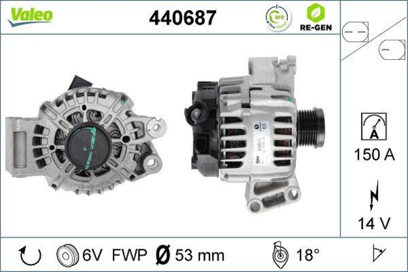 VALEO Generator VALEO RE-GEN AT