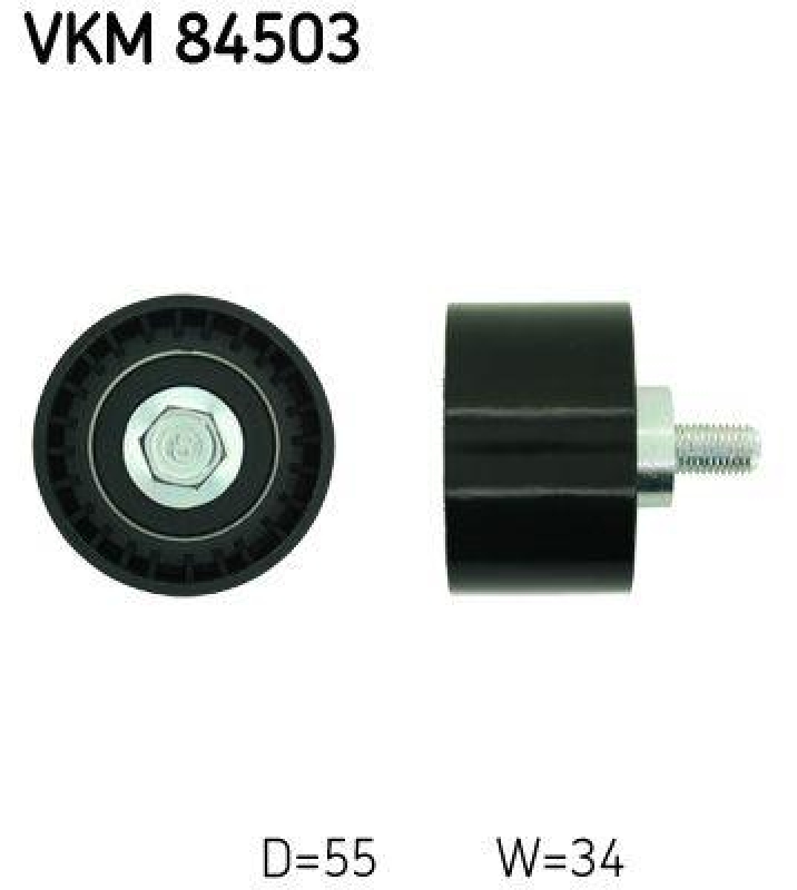 SKF Umlenk-/Führungsrolle, Zahnriemen