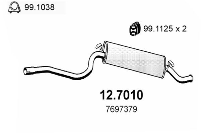 ASSO Rear Muffler