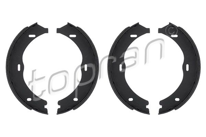 TOPRAN Brake Shoe Set, parking brake