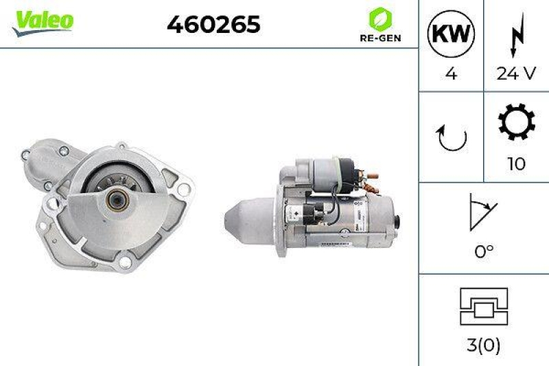VALEO Starter VALEO RE-GEN - AT 460265