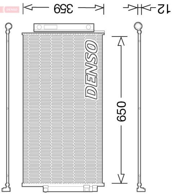 DENSO Kondensator, Klimaanlage