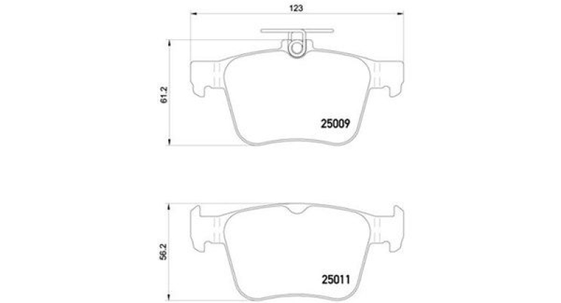 MAGNETI MARELLI Bremsbelagsatz, Scheibenbremse