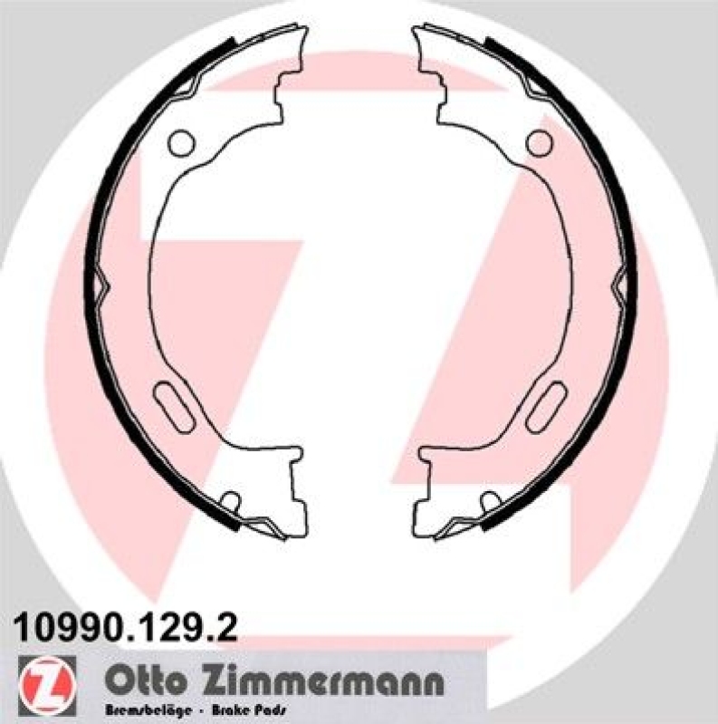 ZIMMERMANN Bremsbackensatz, Feststellbremse