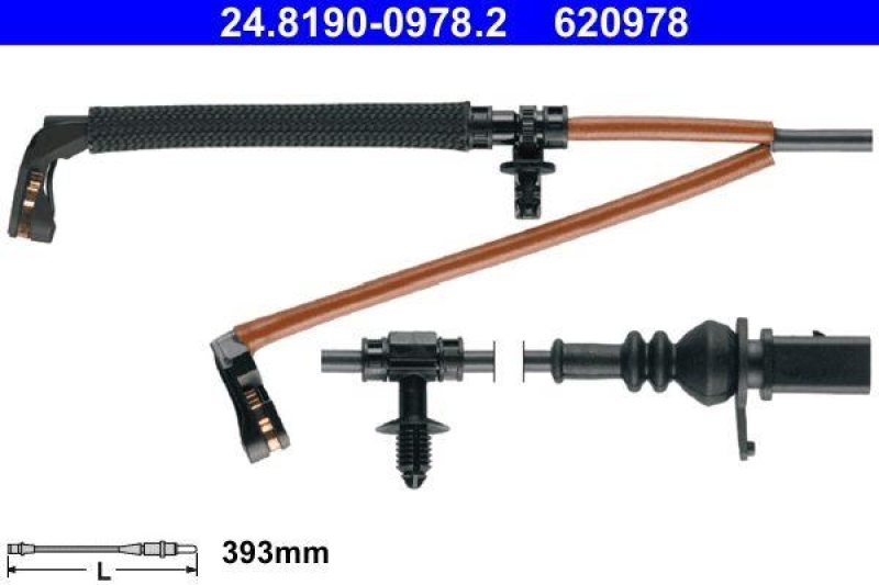 ATE Warning Contact, brake pad wear