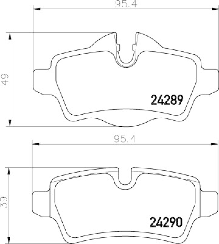 HELLA Brake Pad Set, disc brake