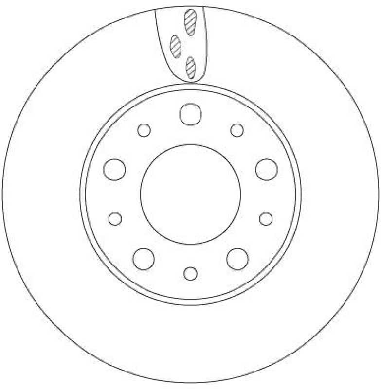 2x TRW Bremsscheibe