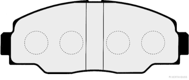 HERTH+BUSS JAKOPARTS Bremsbelagsatz, Scheibenbremse