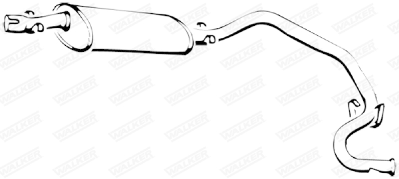WALKER End Silencer