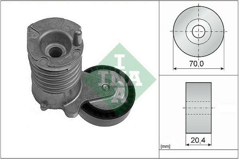 INA Tensioner Lever, v-ribbed belt