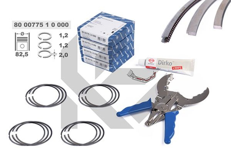 ET ENGINETEAM Kolbenringsatz boxET – service kit
