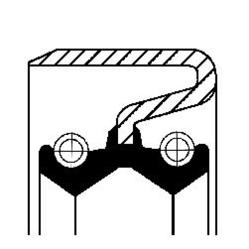 CORTECO Wellendichtring, Verteilergetriebe