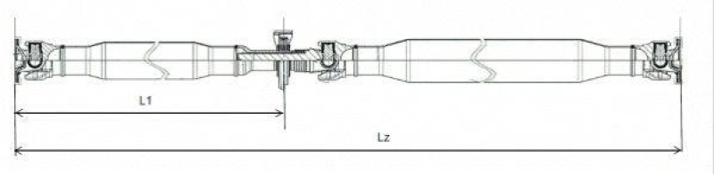 SPIDAN Propshaft, axle drive