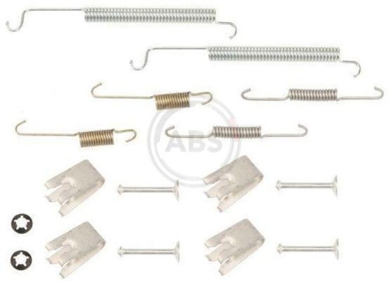 A.B.S. Zubeh&ouml;rsatz Bremsbacken Trommelbremse Montagesatz