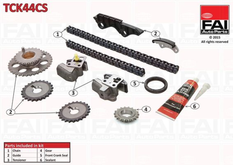 FAI AutoParts Steuerkettensatz TCK44CS