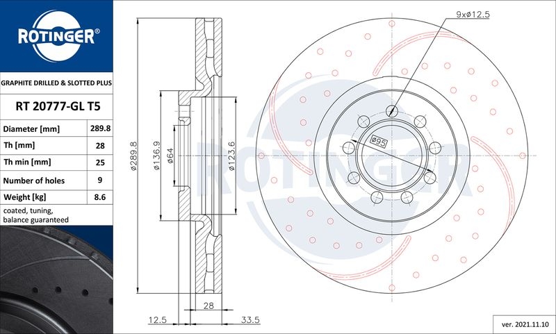 2x ROTINGER Bremsscheibe