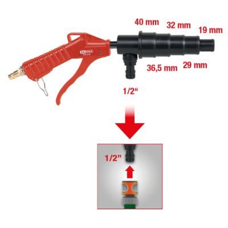 KS TOOLS Druckluftpistole