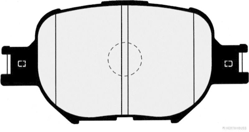 HERTH+BUSS JAKOPARTS Bremsbelagsatz, Scheibenbremse