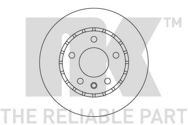 2x NK Bremsscheibe 203611