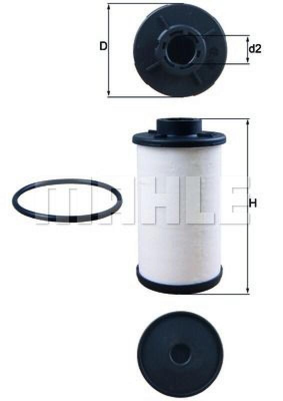 MAHLE Hydraulic Filter, automatic transmission
