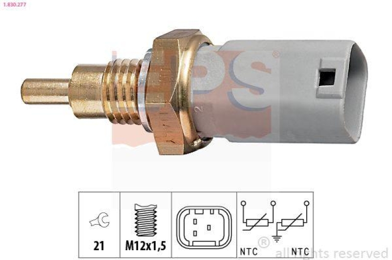EPS Sensor, Kühlmitteltemperatur Made in Italy - OE Equivalent