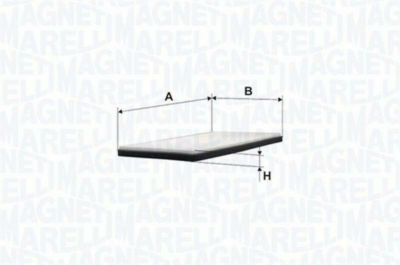 MAGNETI MARELLI Filter, Innenraumluft 350203061550