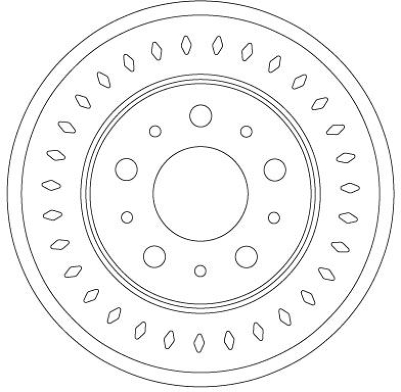 2x TRW Bremsscheibe