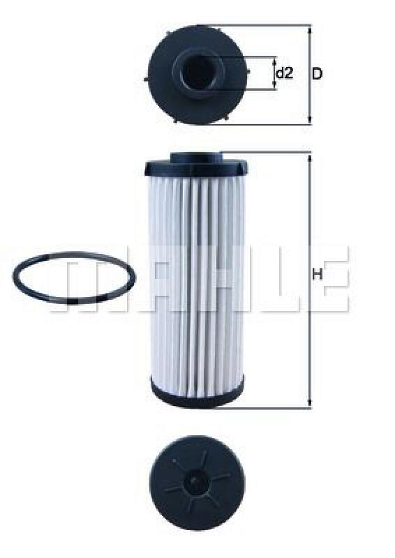 MAHLE Hydraulic Filter, automatic transmission