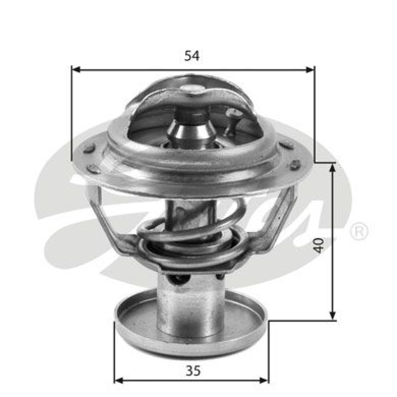 GATES Thermostat für Kühlmittel / Kühlerthermostat