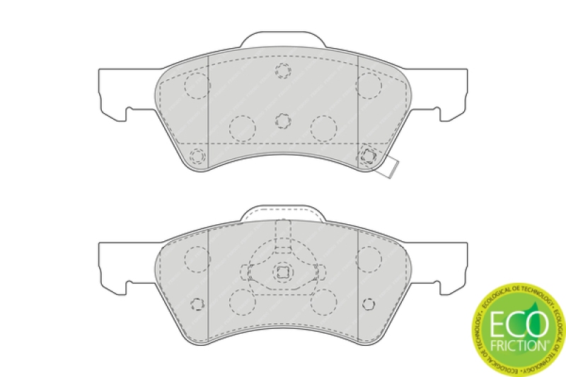 FERODO Bremsbelagsatz, Scheibenbremse PREMIER ECO FRICTION