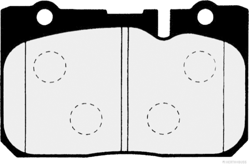 HERTH+BUSS JAKOPARTS Brake Pad Set, disc brake