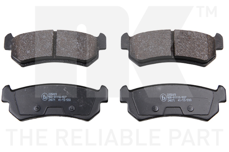 NK Brake Pad Set, disc brake