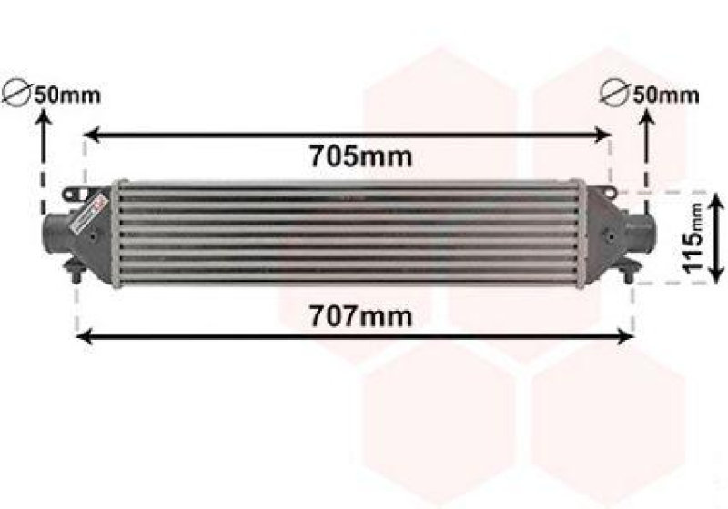 VAN WEZEL Ladeluftk&uuml;hler