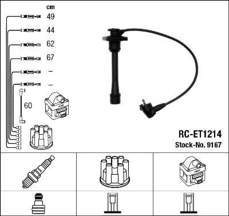 NGK Ignition Cable Kit