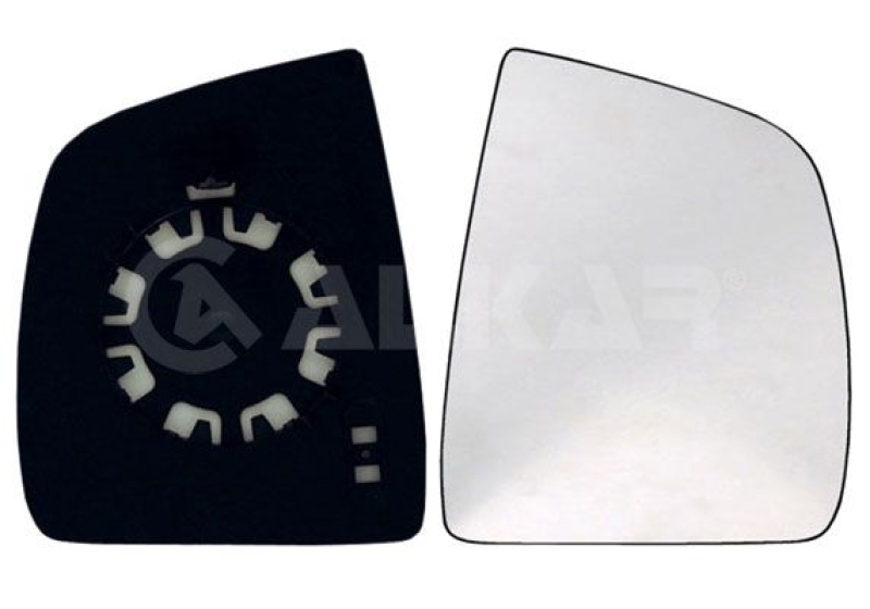 SPIEGELGLAS + HALTER rechts passend für FIAT DOBLO Caja/Chasis (263_) 2/2010- 6402929
