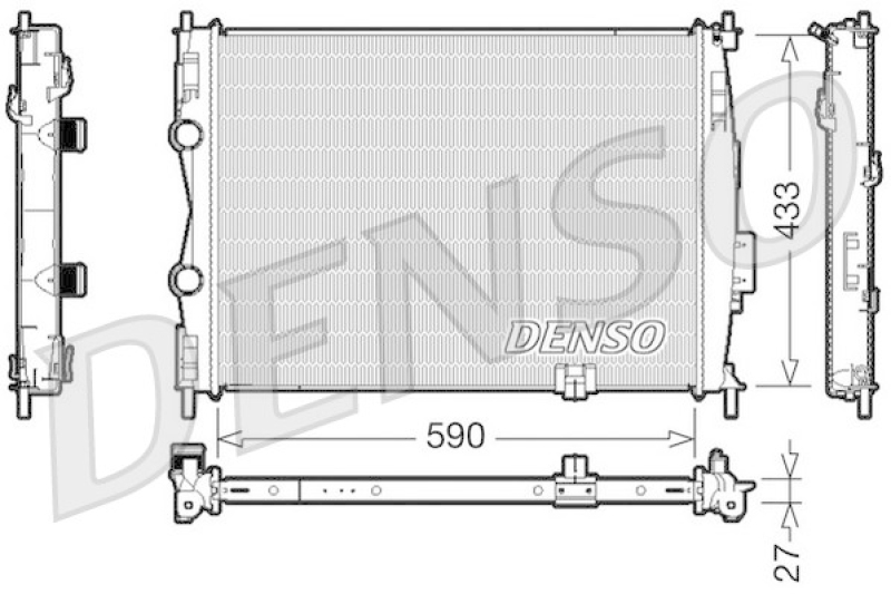 DENSO Radiator, engine cooling