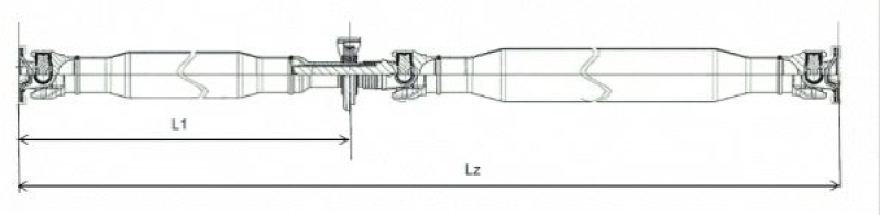 SPIDAN Propshaft, axle drive