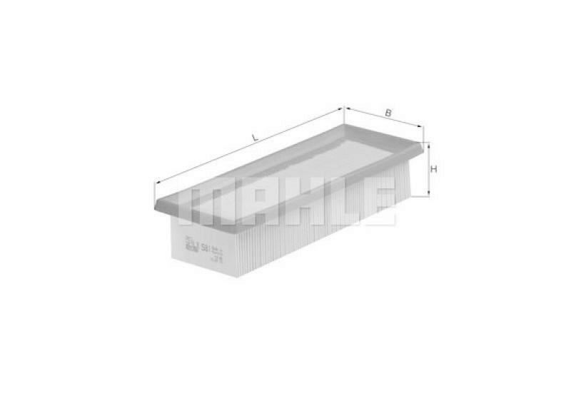 MAHLE ORIGINAL Luftfilter LX 581