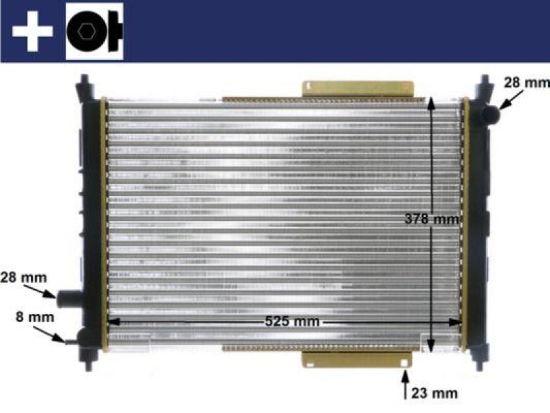 MAHLE Radiator, engine cooling BEHR