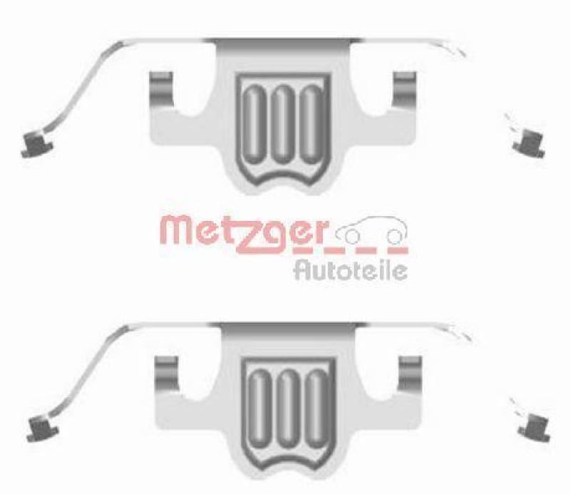 METZGER Accessory Kit, disc brake pad GREENPARTS