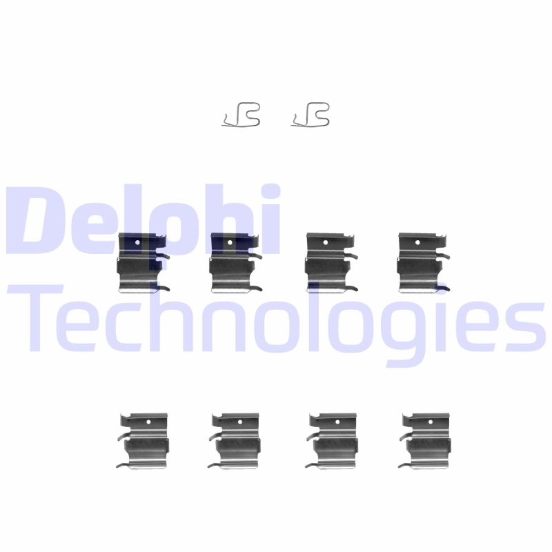 DELPHI Zubeh&ouml;rsatz, Scheibenbremsbelag LX0366
