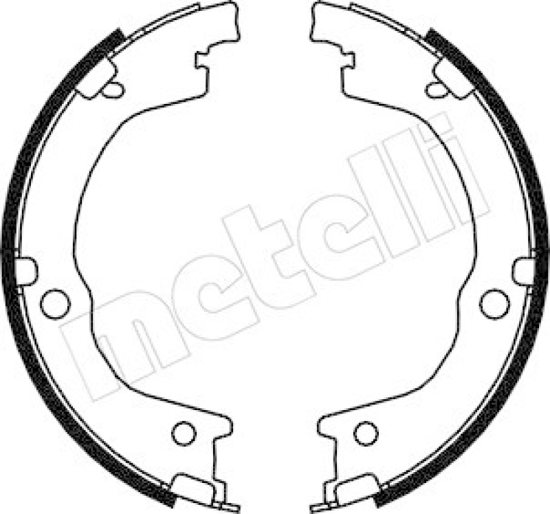 METELLI Bremsbackensatz, Feststellbremse