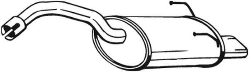 BOSAL Endschalldämpfer