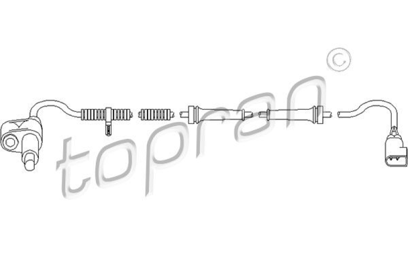 TOPRAN Sensor, wheel speed