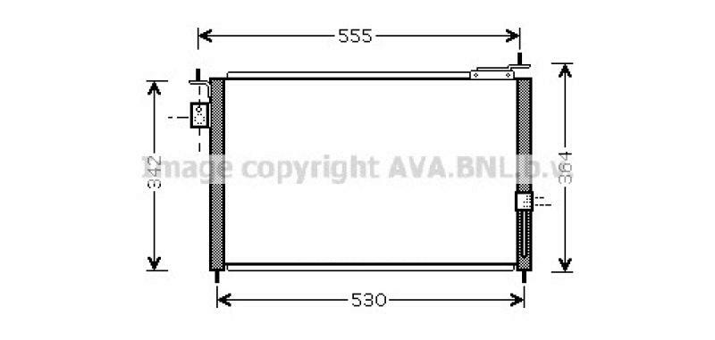 AVA QUALITY COOLING Kondensator, Klimaanlage