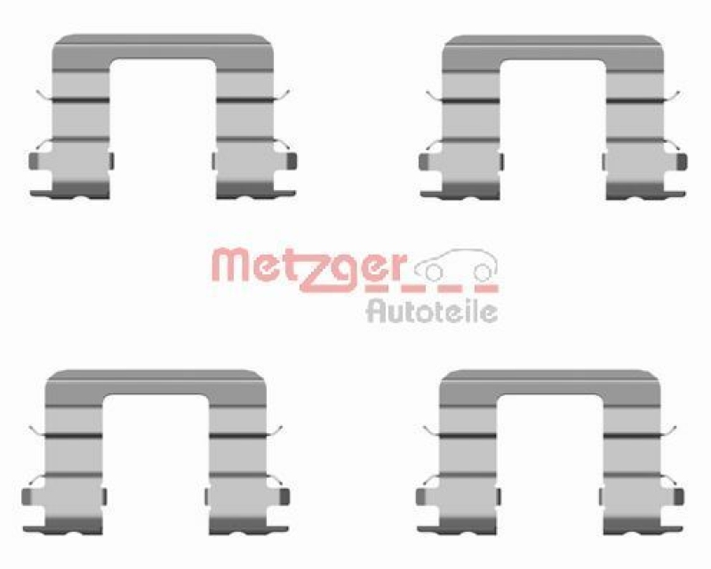 METZGER Zubehörsatz, Scheibenbremsbelag