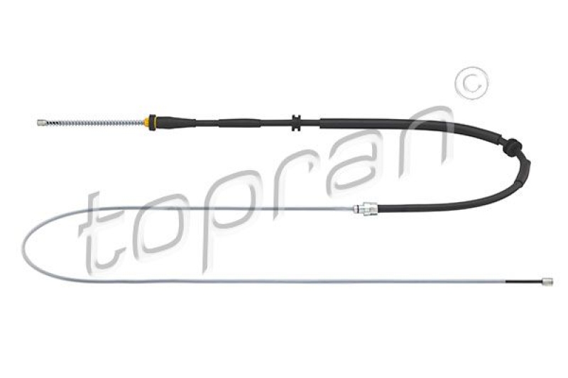 TOPRAN Seilzug, Feststellbremse 701706